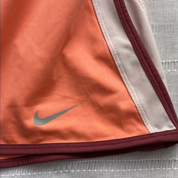 Nike Women's Athletic Dry Fit Skort - Orange and Burgundy - Picture 8 of 10